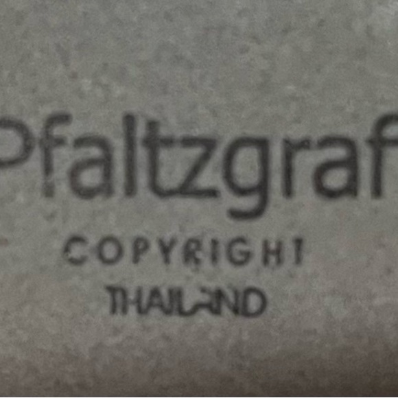 PFALTZGRAFF Butter Dish Olive Green and Dk Grey 4” X 8” - Picture 3 of 3